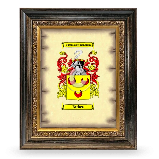 Bethea Coat of Arms Framed - Heirloom