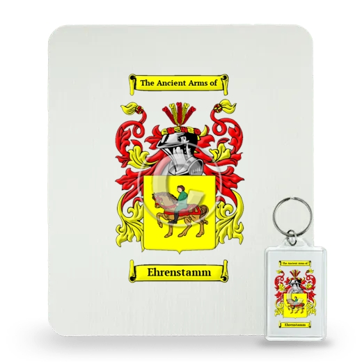 Ehrenstamm Mouse Pad and Keychain Combo Package