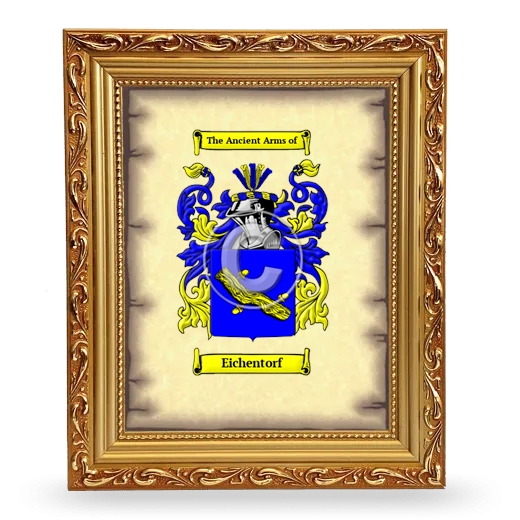 Eichentorf Coat of Arms Framed - Gold