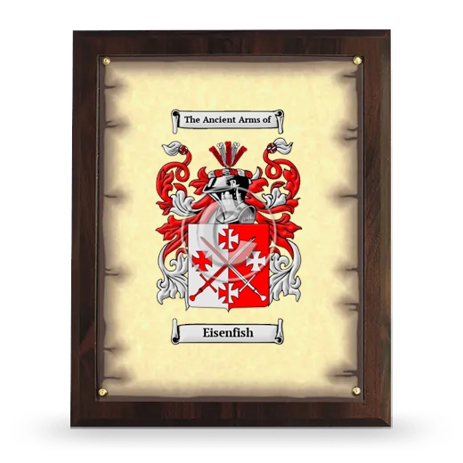 Eisenfish Coat of Arms Plaque