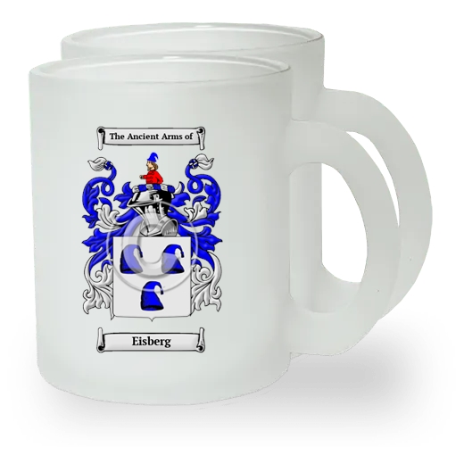 Eisberg Pair of Frosted Glass Mugs