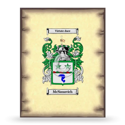 McNauavich Coat of Arms Print