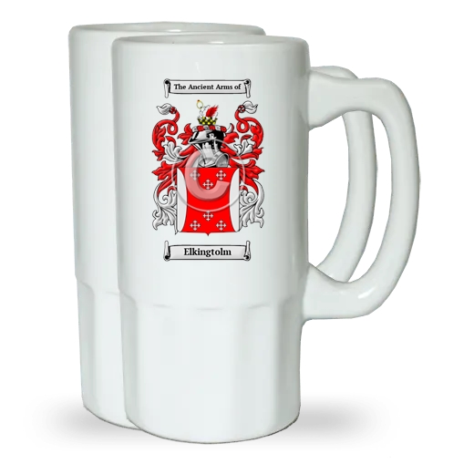 Elkingtolm Pair of Beer Steins