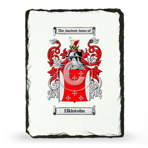 Elkintolm Coat of Arms Slate