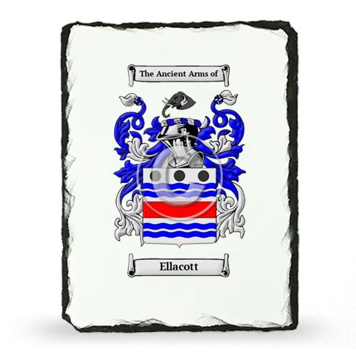 Ellacott Coat of Arms Slate