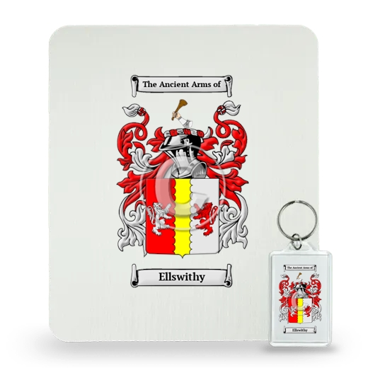 Ellswithy Mouse Pad and Keychain Combo Package