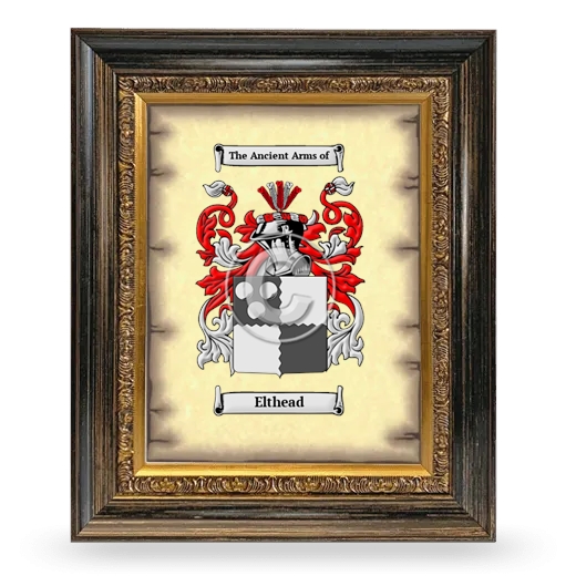 Elthead Coat of Arms Framed - Heirloom