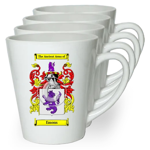 Emons Set of 4 Latte Mugs