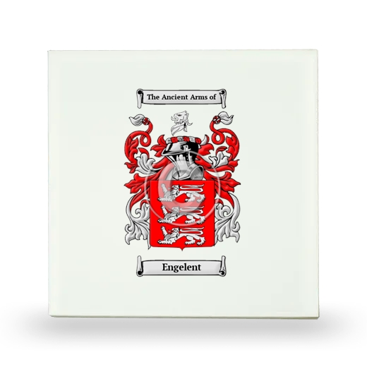 Engelent Small Ceramic Tile with Coat of Arms