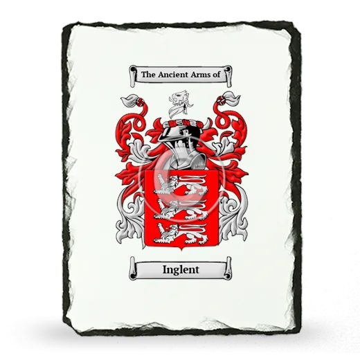 Inglent Coat of Arms Slate