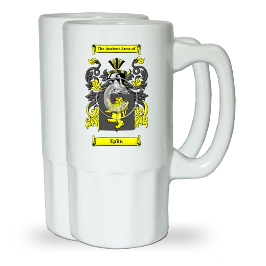 Eplin Pair of Beer Steins