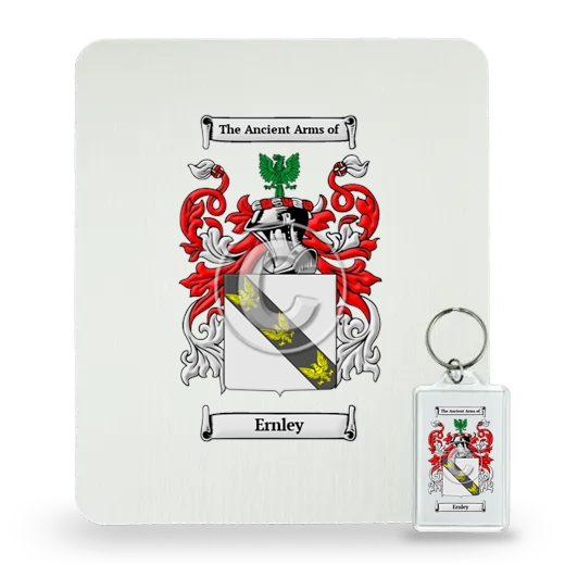 Ernley Mouse Pad and Keychain Combo Package