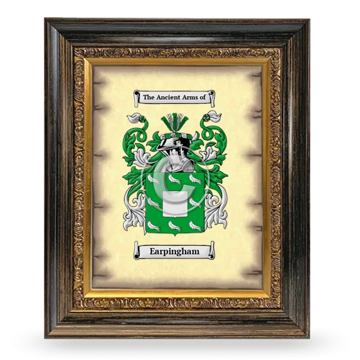 Earpingham Coat of Arms Framed - Heirloom