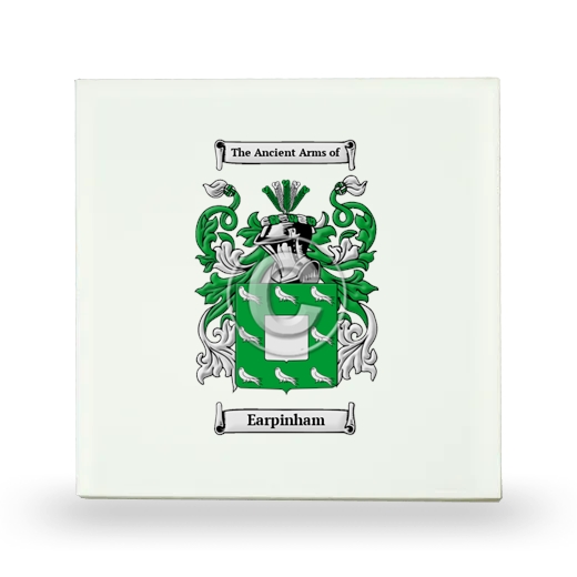 Earpinham Small Ceramic Tile with Coat of Arms