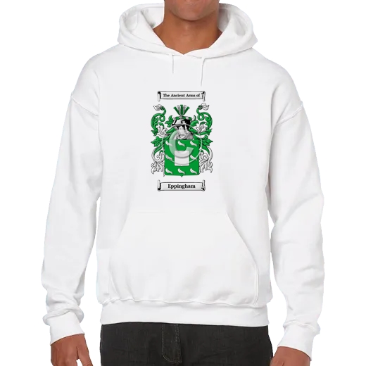 Eppingham Unisex Coat of Arms Hooded Sweatshirt