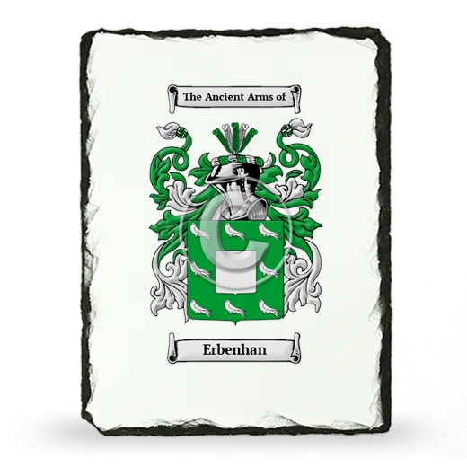 Erbenhan Coat of Arms Slate