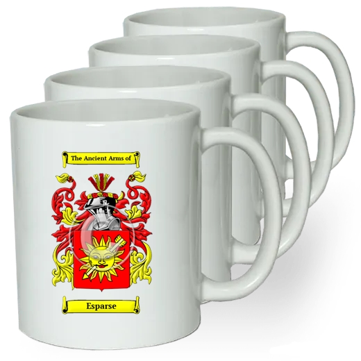 Esparse Coffee mugs (set of four)