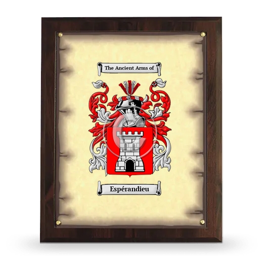 Espérandieu Coat of Arms Plaque