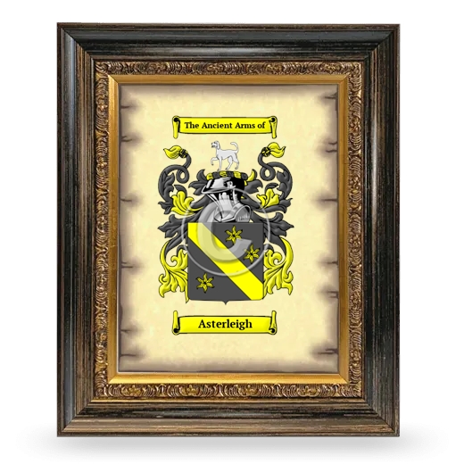 Asterleigh Coat of Arms Framed - Heirloom