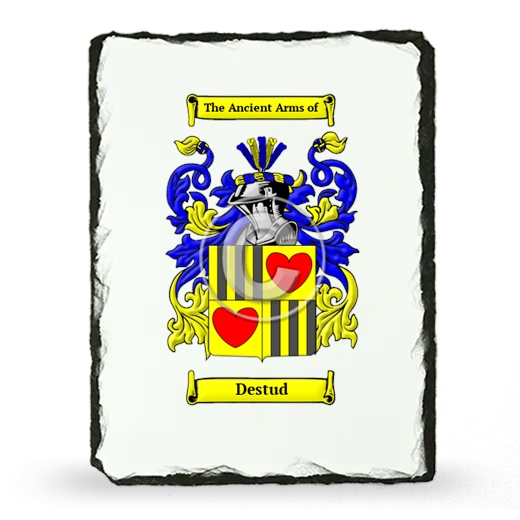 Destud Coat of Arms Slate