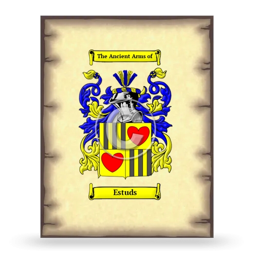 Estuds Coat of Arms Print