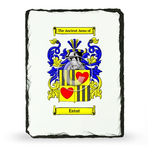 Estut Coat of Arms Slate