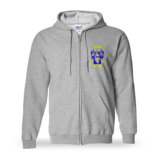 Evensent Unisex Coat of Arms Zip Sweatshirt