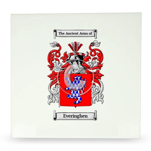 Everinghen Large Ceramic Tile with Coat of Arms