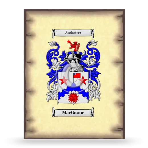 MacGuone Coat of Arms Print