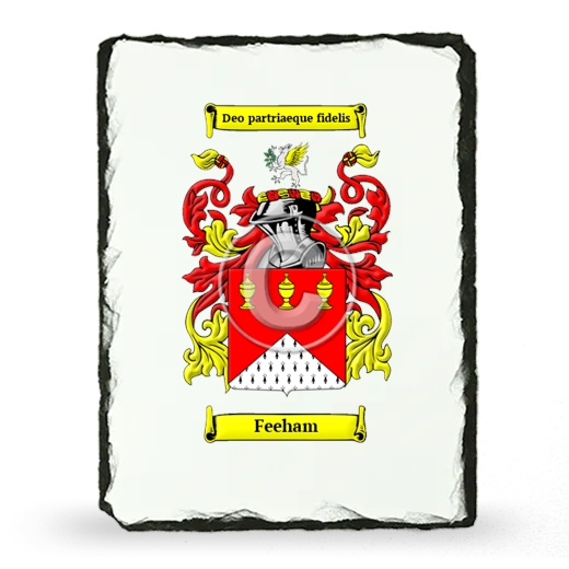 Feeham Coat of Arms Slate