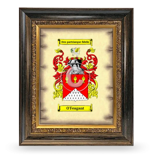 O'Feagant Coat of Arms Framed - Heirloom