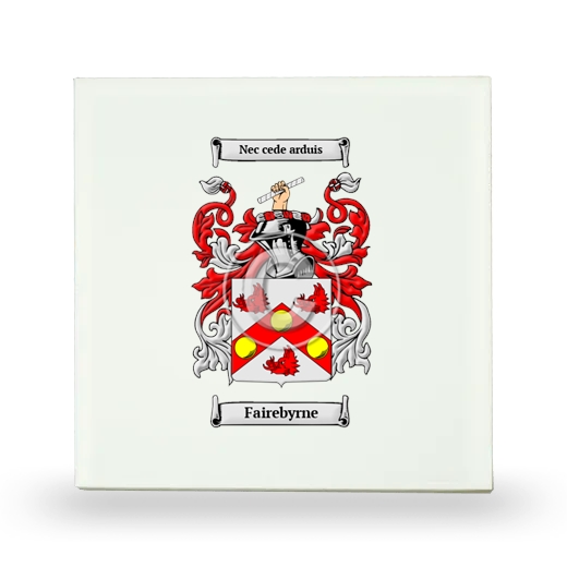 Fairebyrne Small Ceramic Tile with Coat of Arms