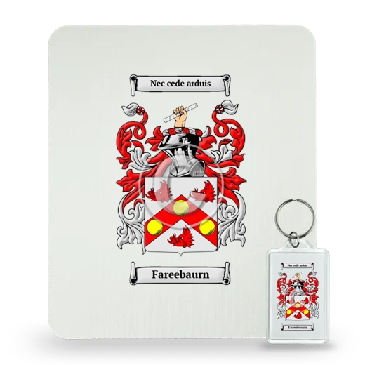 Fareebaurn Mouse Pad and Keychain Combo Package