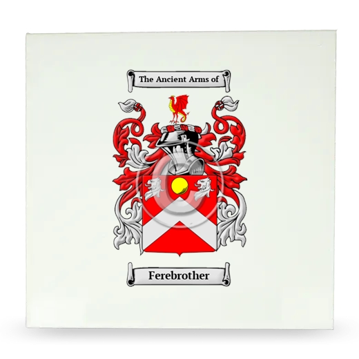 Ferebrother Large Ceramic Tile with Coat of Arms