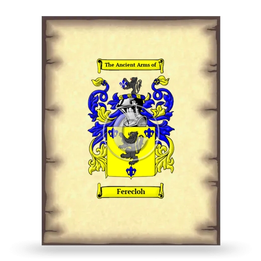 Ferecloh Coat of Arms Print