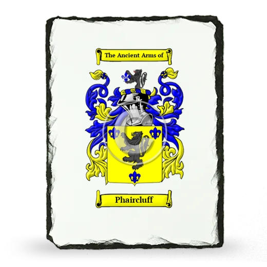 Phaircluff Coat of Arms Slate