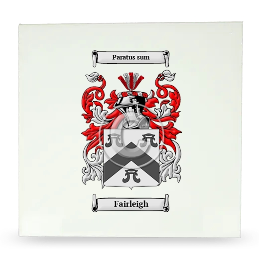 Fairleigh Large Ceramic Tile with Coat of Arms