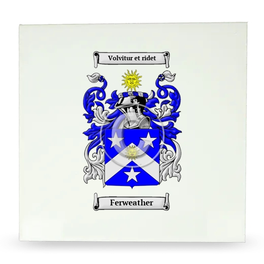 Ferweather Large Ceramic Tile with Coat of Arms