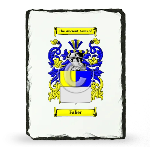 Falier Coat of Arms Slate