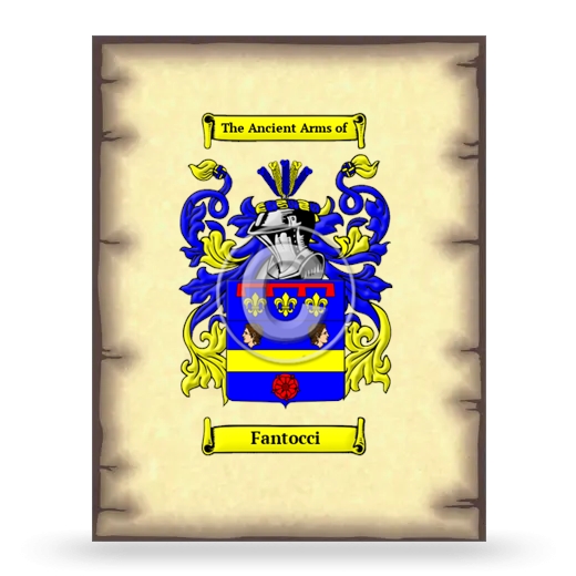 Fantocci Coat of Arms Print