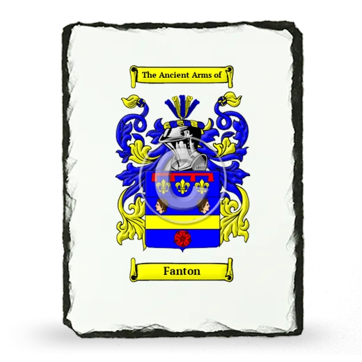 Fanton Coat of Arms Slate