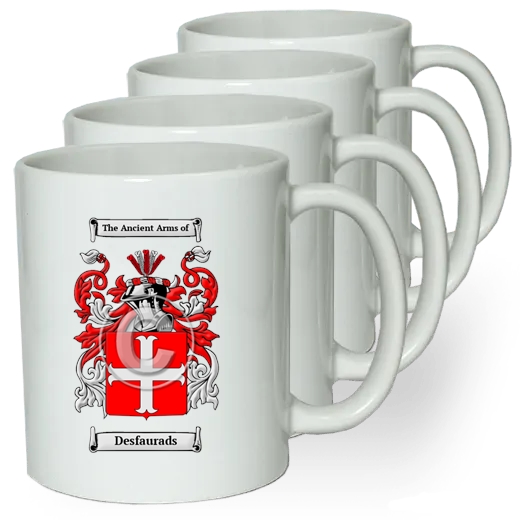 Desfaurads Coffee mugs (set of four)