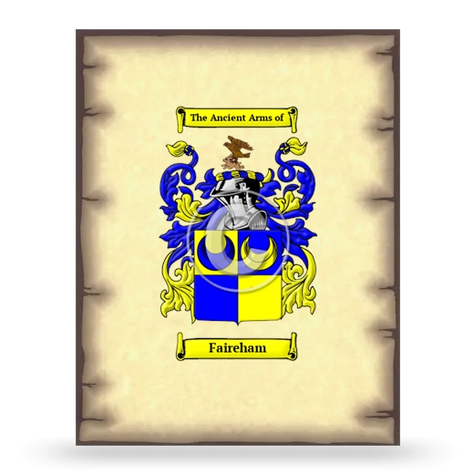 Faireham Coat of Arms Print