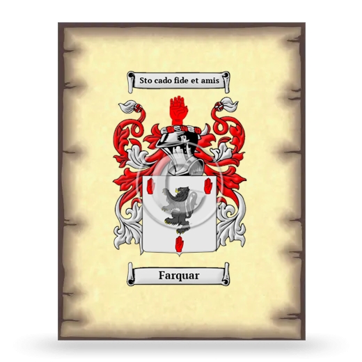 Farquar Coat of Arms Print