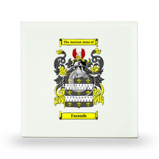 Farands Small Ceramic Tile with Coat of Arms