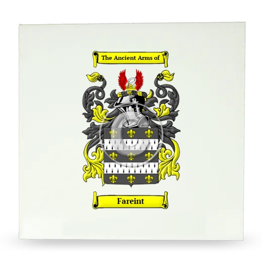 Fareint Large Ceramic Tile with Coat of Arms