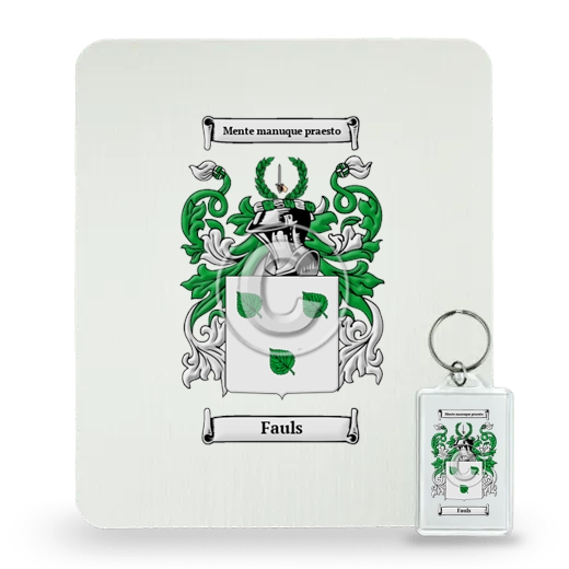 Fauls Mouse Pad and Keychain Combo Package