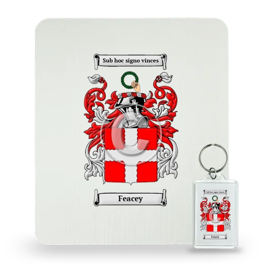 Feacey Mouse Pad and Keychain Combo Package