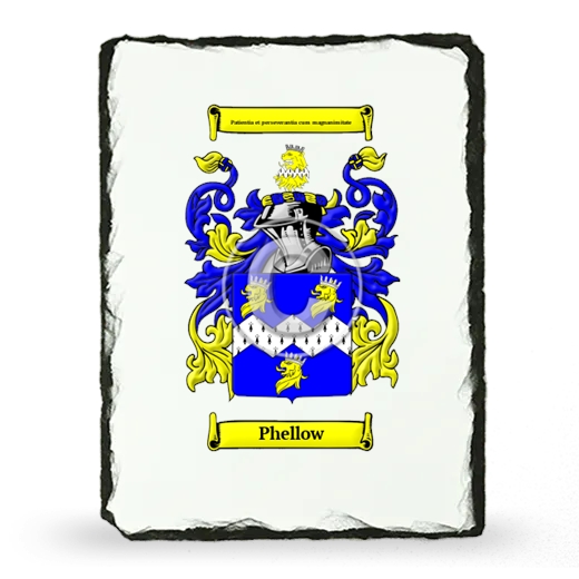 Phellow Coat of Arms Slate