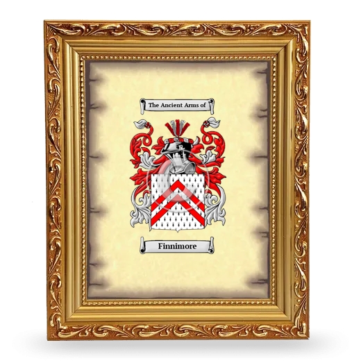 Finnimore Coat of Arms Framed - Gold